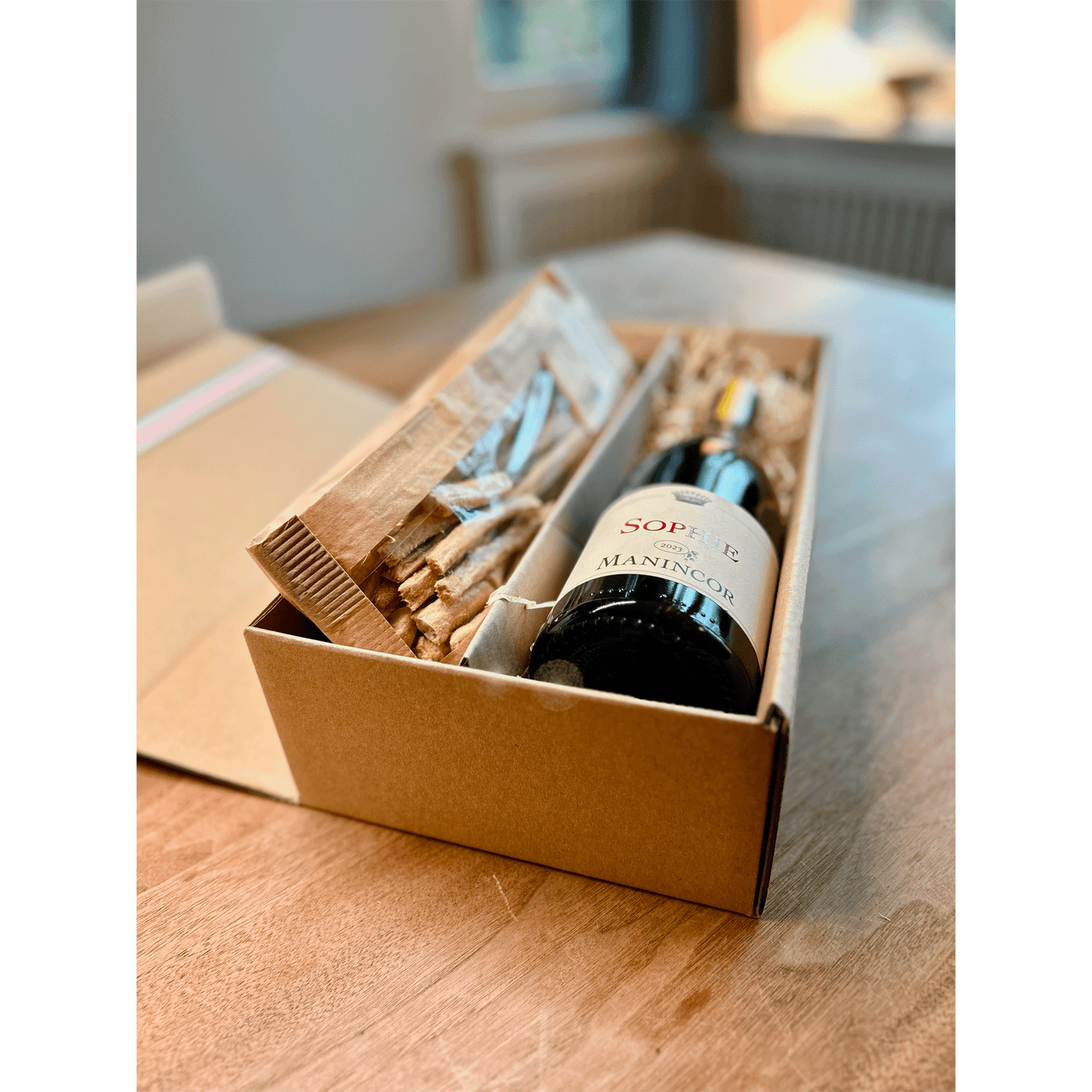 2er Geschenkkarton für Weingeschenke - elegante Geschenkverpackung