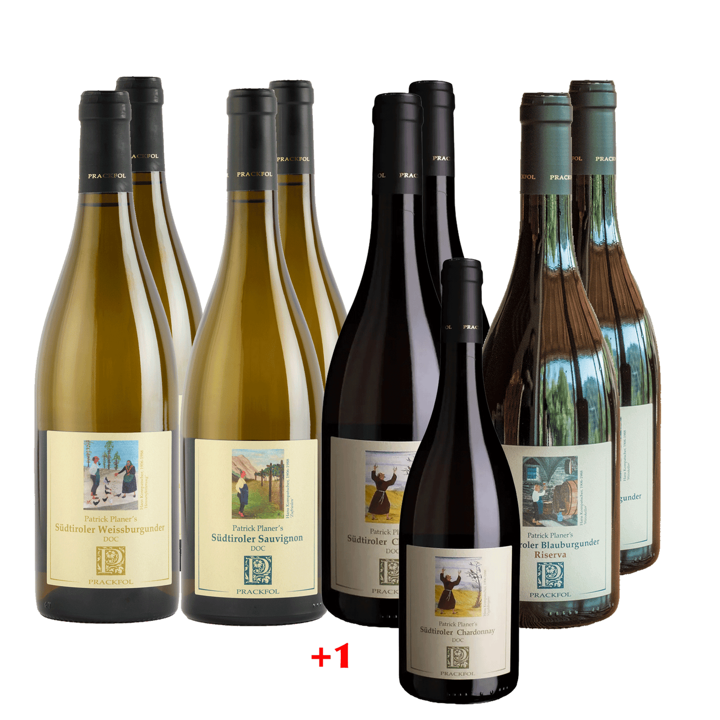 Kennenlernpaket Prackfol mit 9 Weinen aus Südtirol