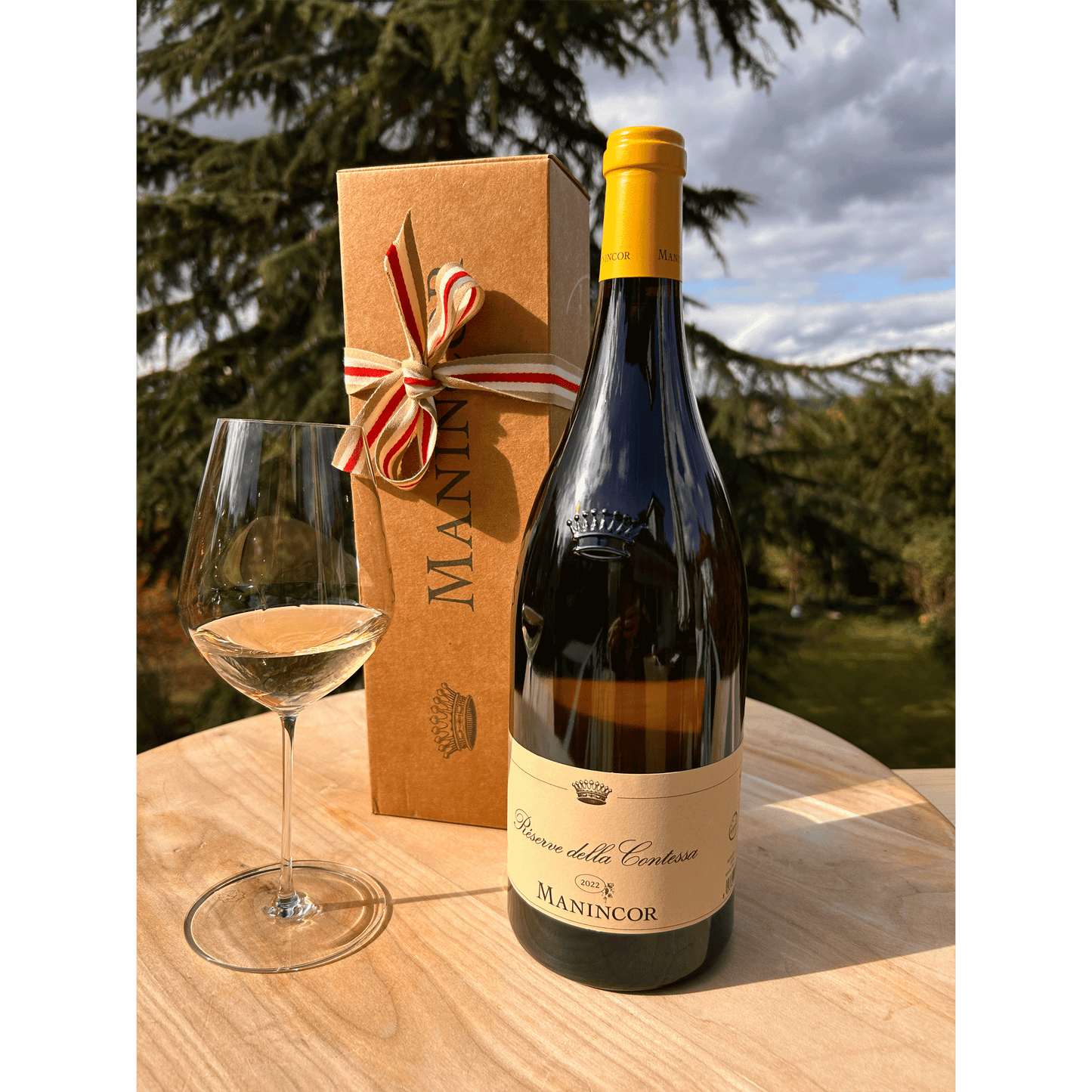 Geschenkbox Manincor La Contessa Magnum - Bio-Weißwein aus Südtirol