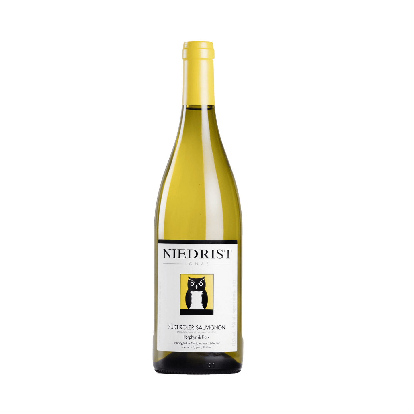 Porphyr und Kalk Sauvignon Wein aus Südtirol vom Weingut Niedrist in Eppan Girlan