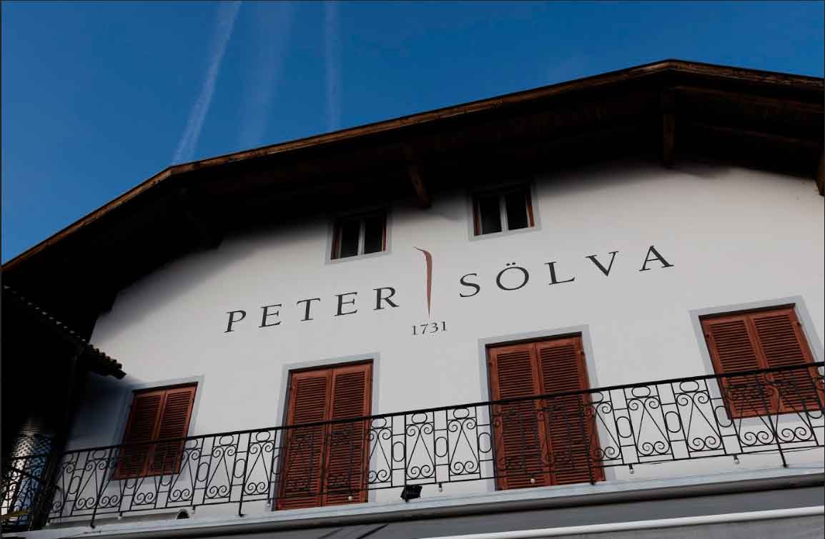 Weingut Peter Sölva im malerischen Dorf Kaltern an der Südtiroler Weinstrasse