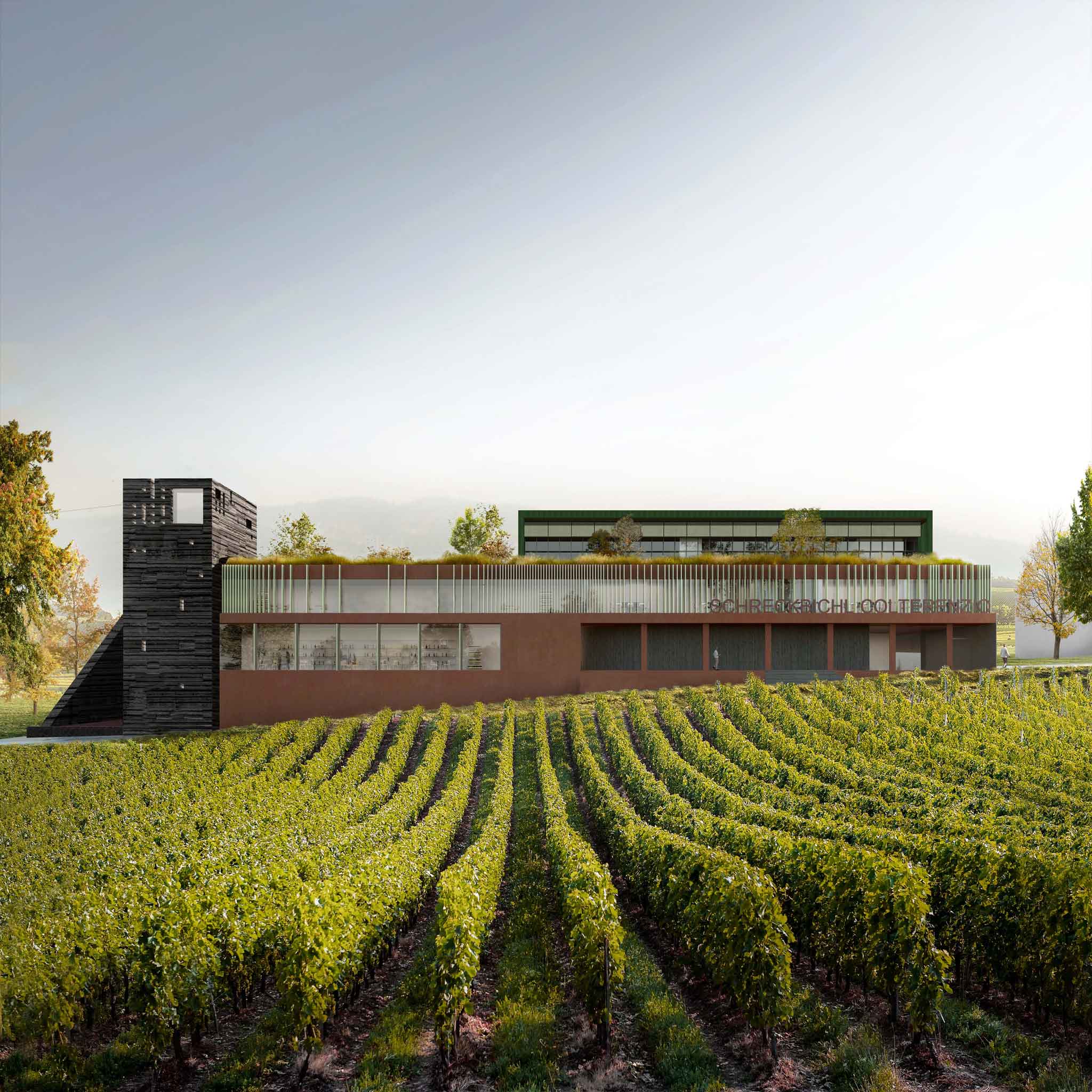 Kellerei Schreckbichl in Girlan in Südtirol neue Vinothek 