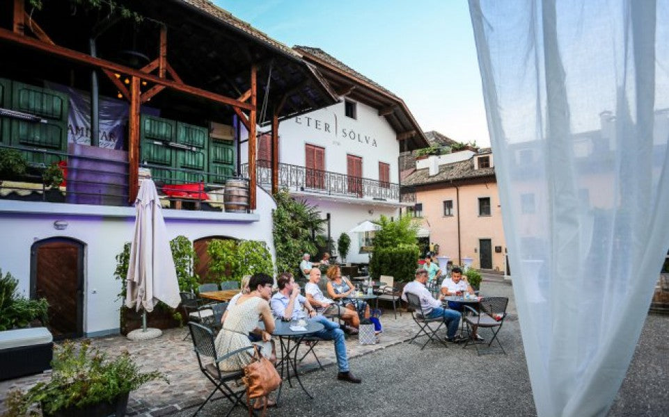 Weingut Peter Sölva im malerischen Dorf Kaltern an der Südtiroler Weinstrasse