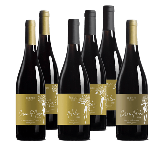 Herbstwein Paket No. 2 - Kennenlernpaket Fliederhof mit 6 Rotweinen aus Südtirol