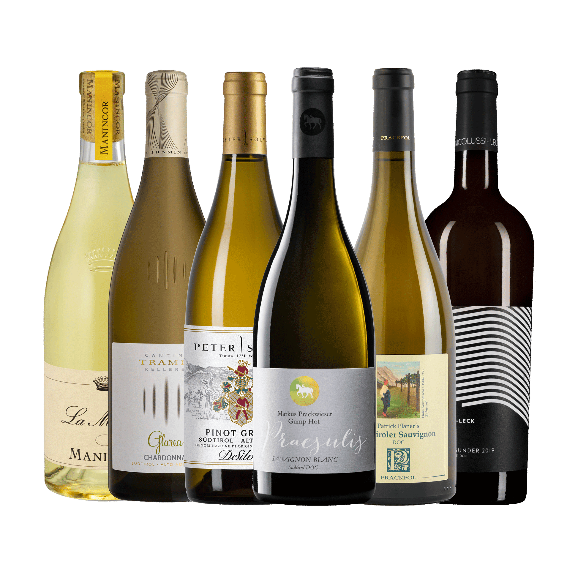 Weinpaket Jeden Tag Weiss 6 Flaschen Weisswein in aus Südtirol